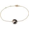 Cartier - Bracciale Amulette in oro rosa 18 carati con diamanti e onice anni 2010 - Donna - pietra/oro rosa 18kt - Taglia unica