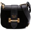 Prada Pre-Owned - Borsa a tracolla City Calf Pionniere in velluto 2000-2025 - Donna - velluto/pelle di vitello - Taglia unica - Nero