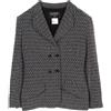 CHANEL Pre-Owned - Giacca a fantasia 1986-1988 - Donna - lana/Lycra/viscosa/nylon/seta - 40 - Nero