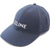 Celine Pre-Owned - Cappello da baseball con logo anni 2010 - Donna - cotone - M - Blu