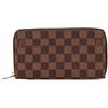 Louis Vuitton Pre-Owned - Portafoglio in tela Damier Ebène con zip 2015 - Donna - tela - Taglia unica - Marrone