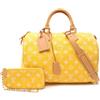 Louis Vuitton Pre-Owned - Borsa a tracolla Speedy P9 Bandouliere 40 con monogramma 2021-2025 - Donna - pelle di vitello/pelle - Taglia unica - Giallo