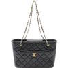 CHANEL Pre-Owned - Borsa shopper piccola 2021 - Donna - pelle di agnello - Taglia unica - Nero