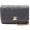 CHANEL Pre-Owned - Borsa a spalla matelassé 2021 - Donna - pelle di agnello - Taglia unica - Nero