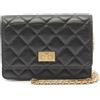 CHANEL Pre-Owned - Portafoglio 2.55 Reissue 2021 - Donna - pelle di vitello - Taglia unica - Nero