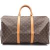 Louis Vuitton Pre-Owned - Borsa Keepall 50 Boston con monogramma 2000 - unisex - PVC/pelle - Taglia unica - Marrone
