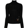 Louis Vuitton Pre-Owned - Maglione con ciondolo 2000 - Donna - cashmere - Taglia unica - Nero