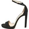 Jimmy Choo Pre-Owned - Sandali con cinturino alla caviglia - Donna - pelle di vitello/pelle scamosciata di vitello/pelle di vitello - 38 - Nero