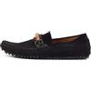 Gucci Pre-Owned - Mocassini in pelle scamosciata con morsetto - Uomo - pelle/gomma/pelle/pelle scamosciata - 44.5 - Nero