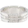 Cartier - Anello Tank in oro bianco 18 carati e diamanti 2010 - Donna - diamanti/oro bianco 18kt - 49