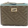 Fendi Pre-Owned - Portafoglio Slim Baguette piccolo anni 2020 - Donna - pelle di vitello - Taglia unica - Verde
