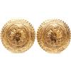 Saint Laurent Pre-Owned - Orecchini a clip incisi 1990-2000 - Donna - placcatura in oro - Taglia unica
