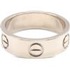 Cartier - Anello Love in oro bianco 18 carati anni 2010 - unisex - oro bianco 18kt - 50 - Argento