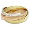 Cartier - Anello Trinity in oro bianco, giallo e bianco 18 carati anni 2010 - Donna - oro bianco 18kt/oro giallo 18kt/oro rosa 18kt - Taglia unica