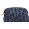 Christian Dior Pre-Owned - Pouch Flight Trotter denim 2006 - Donna - pelle/tela - Taglia unica - Blu