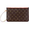 Louis Vuitton Pre-Owned - Pouch Neverfull con monogramma 2014 - Donna - tela/pelle - Taglia unica - Marrone