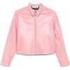A.N.G.E.L.O. Vintage Cult - Giacca in pelle Pre-owned anni '2000 - Donna - seta/pelle di vitello - 42 - Rosa
