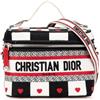 Christian Dior Pre-Owned - Trousse Diortravel Case piccola in tela con ricamo D Royaume d Amour 2021 - Donna - tela - Taglia unica - Bianco
