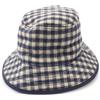Gucci Pre-Owned - Cappello bucket in lana a quadri anni 2010 - unisex - lana/viscosa/seta/cotone - M - Blu