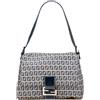 Fendi Pre-Owned - Borsa a spalla Mamma Forever in tela con motivo Zucchino XX secolo - Donna - tela/pelle di vitello - Taglia unica - Marrone