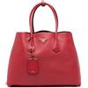 Prada Pre-Owned - Borsa a tracolla City Calf Double grande 2010-2025 - Donna - pelle di vitello - Taglia unica - Rosso