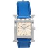 Hermès Pre-Owned - Courchevel 24mm 1995 - Donna - acciaio inossidabile/pelle di vitello - Taglia unica - Blu