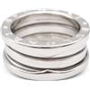 Bvlgari Pre-Owned - Anello B.Zero1 in oro bianco 18 carati - unisex - oro bianco 18kt - 51 - Argento