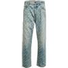 Balenciaga Pre-Owned - Jeans con stampa logo - Uomo - cotone - S - Blu