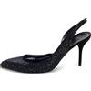 Gucci Pre-Owned - Pumps con strass 90mm - Donna - pelle di vitello/pelle di vitello/tessuto - 39 - Nero