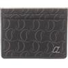 Christian Louboutin Pre-Owned - Portacarte con monogramma anni 2020 - Uomo - tela/pelle - Taglia unica - Nero