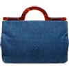 CHANEL Pre-Owned - Borsa tote CC Mark 1994-2000 - Donna - Denim - Taglia unica - Blu