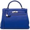 Hermès Pre-Owned - Borsa a tracolla Kelly II Retourne 32 in pelle Togo 2011 - Donna - pelle di vitello - Taglia unica - Blu