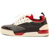 Christian Louboutin Pre-Owned - Sneakers Aurelien con inserti - Uomo - tessuto/pelle/pelle scamosciata/tessuto/gomma - 44.5 - Nero