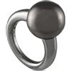 Mikimoto - Anello Margarita in oro bianco 18kt con perle - Donna - oro bianco 18kt/perle nere - Taglia unica - Argento