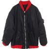 Prada Pre-Owned - Bomber con dettagli in maglia anni 2010 - Uomo - poliestere riciclato/nylon - XS - Nero