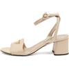 Prada Pre-Owned - Sandali in pelle con tacco 70mm - Donna - gomma/pelle lucida/pelle/pelle - 40 - Toni neutri
