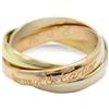 Cartier - Anello Trinity in oro 18 carati anni 2010 - Donna - oro rosa 18kt/oro giallo 18kt/oro bianco 18kt - 49