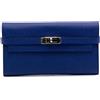 Hermès Pre-Owned - Portafoglio Kelly in pelle Epsom 2016 - Donna - pelle di vitello - Taglia unica - Blu