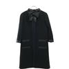 CHANEL Pre-Owned - Cappotto con fiocco anni 2010 - Donna - elastam/poliammide/lana - 36 - BLACK