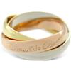 Cartier - Anello Trinity in oro 18 carati anni 2010 - unisex - oro giallo 18kt/oro bianco 18kt/oro rosa 18kt - 48