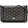 Goyard Pre-Owned - Borsa a tracolla Goyardine Plumet Pocket 2019 - Donna - tessuto/pelle di vitello - Taglia unica - Nero