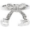 Christian Dior Pre-Owned - Anello CD anni 2020 - Donna - pietre sintetiche/placcatura in argento - Taglia unica