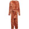 Stella McCartney Pre-Owned - Tuta intera in seta con stampa leopardata - Donna - seta - S - Marrone