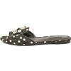 Dolce & Gabbana Pre-Owned - Sandali con decorazione - Donna - tela/pelle/pelle - 38 - Nero