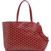 Goyard Pre-Owned - Borsa da viaggio Chien-Gris Pet Carrier in tela Goyardine 2021 - Donna - tessuto/pelle di vitello - Taglia unica - Rosso