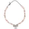 CHANEL Pre-Owned - Collana con pendente CC 2023 - Donna - pietre sintetiche/placcatura in argento - Taglia unica