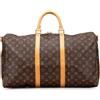 Louis Vuitton Pre-Owned - Borsa da viaggio Keepall Bandouliere 50 con monogramma 1999 - unisex - tela/pelle - Taglia unica - Marrone