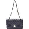 CHANEL Pre-Owned - Borsa a spalla matelassé 2021 - Donna - pelle caviar/pelle - Taglia unica - Blu
