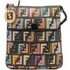 Fendi Pre-Owned - Borsa a tracolla Spalmati Forever multicolore con motivo Zucca 2010-2025 - Donna - tessuto/pelle di vitello - Taglia unica - Nero