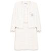 CHANEL Pre-Owned - Tailleur con gonna in tweed 2005 - Donna - cotone/seta - Taglia unica - Bianco